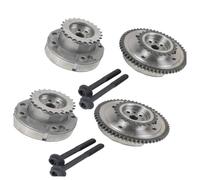 4-Pack Exhaust and Intake VVT Camshaft Phaser Set for Explorer Mustang Mark LT with 3.3L 3.5L Engines - Includes AT4Z-6C525-B and AT4Z-6256-B