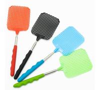 4 Pack Extendable Fly Swatter,Fly Swat,Fly Squatter, Lightweight Manual Swat Pest Control with Adjustable Stainless Steel Telescopic Handle