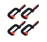 4-Pack F Clamps 2Inch Plastic Bar Clamp Set for Woodworking, Metalworking, DIY, Light Duty Work
