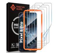 [4-Pack] FANGTIAN for Google Pixel 8 Pro Screen Protector [Not Glass] - Film for Pixel 8 Pro Screen Protector[Fingerprint Compatible][Alignment Tool][7H Hybrid][2023]