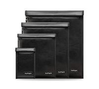 4 Pack Faraday Bags for Laptops & Phones, Faraday Cage for Anti-Theft & Tracking Protection, Waterproof & Fireproof RFID Signal Blocker Bags