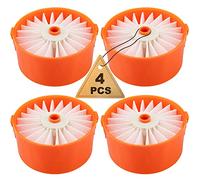 4 Pack Filter Replacement for BLACK + DECKER BSV2020 BSV2020G BSV2020WAPB | Accessory for Craftsman V20 Cordless Stick Vacuum CMCVS001D1 Vacuum Cleaner, Washable & Reusable, High Efficiency Filtration