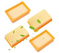 4-Pack Filter Replacement for WD4 WD5 WD6 Wet Dry Vacuum & MV4 MV5 MV6 Steam Cleaner | 5-Layer Pleated HEPA, Bamboo Charcoal | Universal Fit