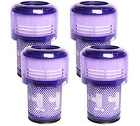 4-PACK Filter Replacements for Dyson V12 Detect Slim Cordless Vacuum and V12 Slim Vacuums - Comparable to Part 971517-01 (Excludes SV12 & V15 Vacuum Models)