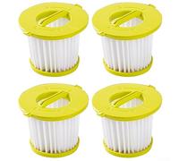 4 PACK Filter, Reusable Filter For Ryobi 18V + PERFORMANCE HAND VACUUM PLC704K,PLC705K Vacuum Accessories