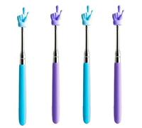 4 Pack Finger Pointer, Pointer Finger, Finger Pointer Stick, Pointer Stick, Pointy Finger Stick, Mini Retractable Classroom Pointer For Elementary, School Teacher Supplies Retractable Pointer Finger