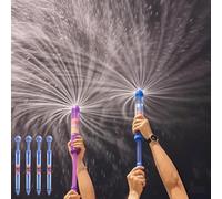 4-Pack Firework Water Gun Set | Romantic Firework for Couples | Firework Water Squirter High Pressure Splash Toys for Pools/Beaches/Parties | Family Friends Outdoor Games,Blue