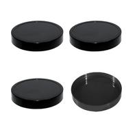 4 Pack Flat Lids Replacement Lid for the Blender MagicBullet, Black