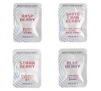 4 Pack Flavoured Inner Filter Packs for Breathing Necklace, Resistance Cartridge for Anxiety Relief Aid to Help Break Bad Habits Naturally, Air Breathlace Filter