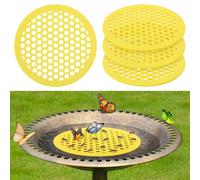 4 Pack Floating Bee Island- 7.87 Inch EVA Foam Floating Bee Watering Station- Butterfly Bee Waterer for Feeding, Bee Bath, Outdoor Garden Decor