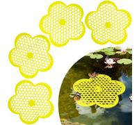 4 Pack Floating Bee Island 8.66 Inch Bee Water Station Pollinator Watering Station for Bee Cups, Bee Bath, Outdoor Garden Decor