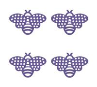 4 Pack Floating Bee Island for Garden, 5.9 Inch Bee Watering Station & Butterfly Puddler, EVA Foam Floating Platform for Bird Baths, Ponds, Water Features & Outdoor Pollinator Hydration