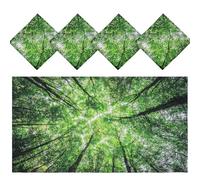 4 Pack Fluorescent Light Cover, DDFS 4 x 2 Feet Office Light Covers for ceiling Lights, Which Suitable for classrooms, offices, schools, and libraries