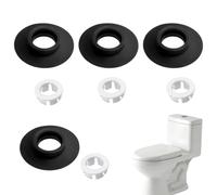 4 Pack Flush Valve Seal for Ideal Standard Toilet Cistern, Replacement Flush Valve Seal & Clips Compatible with Ideal Standard Armitage Shanks Flush Valves SV01967 - Cistern Flush Replacement