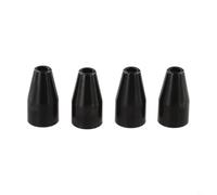 4-Pack Flux Core Airless Nozzles for Enhanced Spatter Protection Compatible with For Miller MIG M10 to M150 and 135 140 Series