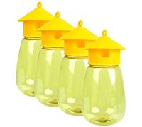 4 Pack Fly Reusable Traps, Fruit Fly Traps Fly Catcher Outdoor