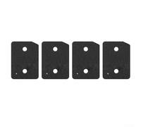 4-Pack Foam Dryer Filters for Miele T1 Series 9164761, High Efficiency Lint Trap Replacement for Heat Pump Dryers, Black Sponge Material 207x157x30mm Dimensions(for Miel)