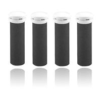4 Pack Foot File Replacement Rollers for Emjoi Micro Pedi Super Coarse Mineral Replacement Rollers Feet Callus Remover Callus File Roller Feet Care Utensils for Dry Hard Dead Skin Remover