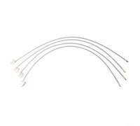 4-Pack For Fluid Film Nozzle Extension Hose, 50cm Spray Can Wand for Undercoating Application, Cavity and Box Section Coating, Rust Prevention Sprayer, Flexible Can