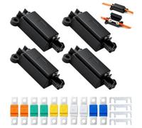 4-Pack for midi Fuse Holder Kit 30-100A Flame Retardant 4-Pack | Flame-retardant nylon body, high for temp resistance, for impact for durable, 4 holders per pack, long-lasting use