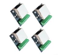 4-Pack For RJ45 Single Female Ethernet PCB Board For Network Device Integration And Terminal-Based Connections(Horizontal)