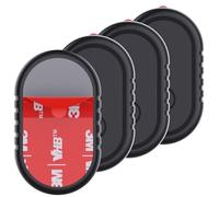 4 Pack for Samsung Smart Tag 2 Adhesive Mount, ABS Waterproof Case with 3M Adhesive Sticker Stick on Car/Bike/Luggage & More for Galaxy Smart Tag 2, Hidden Smarttag2 Full Protective Holder Anti-Lost