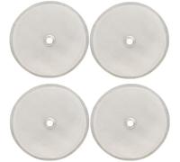 4 pack French Press filter-Universal French press replacement filter screen includes metal center ring stainless steel 8 cups/34oz/1000ml coffee press filter