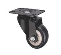 4 Pack Furniture Casters Universal Quiet Rolling Wheels for Tables Chairs & Sofas with Safety Brake Durable & Easy Glide Swivel Castors