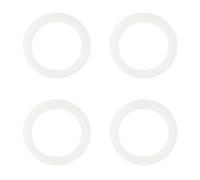 4 Pack Gasket Seal Rings for Bialetti Moka Express Dama 3/4 Cups-Food Grade Silicone Gaskets, Replacement Silicone Sealing Rings-Aluminium Stovetop Coffee Maker Pot Accessories