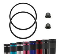 4 Pack Gaskets and Lid Replacement Parts Compatible with Contigo Snapseal Byron Travel Mug 16oz & 20oz