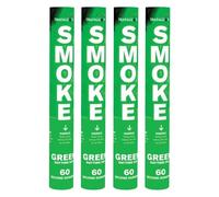 4 Pack Green Ring Pull Smoke Grenades Handheld Daytime with 60 Seconds Time Duration for Paintball Weddings Photoshoots & Party Celebrations Special Effects