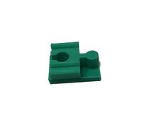 4 Pack Green Train Track Bridge Adapter Compatible with Brio Wooden Railway Tracks and Duplo Building Blocks