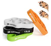 4 Pack Hand Exerciser Grip Strengthener, Finger Stretcher Hand Grip Resistance Bands Hand Strengthener Hand Strengthening Forearm Exerciser for Arthritis