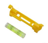 4-Pack Hanging String Level Tool with Molded Hooks for Builders Line, 3-Inch Horizontal Bubble Level for Construction, Flooring, Deck