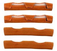 4 Pack Hard Hat Sweatband, 25x9.5CM, Hard Hat Welding Brown Sweat Hard Hat Headbands for Welding Helmets Cycle Ricing Hard Hat Band Air Cushion Sweatband Helmet Comforter Pad