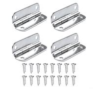 4 Pack Heavy Duty Cooler Hinges Stainless Steel for Igloo Coolers - Ice Chest Hinges Replacement with Screws Fits 25-165 Quart Rectangular