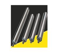 4 Pack Heavy Duty Stainless Steel Conveyor Rollers, Portable Unpowered Replacement Rollers 25/32/38/50mm, Ideal for Smooth Movement in Industrial Applications (50mm/2in, 20in/500mm)