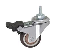 4 Pack Heavy-Duty Universal Furniture Casters, Quiet Transport Wheels for Tables, Chairs & Sofas with Safety Brake - Durable & Easy to Move