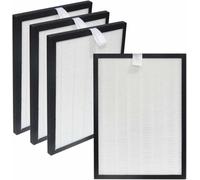4 Pack HEPA Filter Compatible with MeacoDry Arete One, HEPA Filter Compatible with Meaco Low Energy Dehumidifier and Air Purifier, Enhanced Air Quality HEPA Filters,HEPA Replacemt (260 * 190 * 10mm)