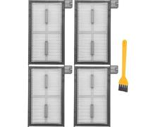 4 Pack HEPA Filter Replacement for Eufy X8 Pro Robot Vacuum Cleaner with Cleaning Brush, High Efficiency Filter Accessories Kit