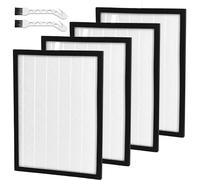 4 Pack HEPA Filter Replacement for Meaco 20L & 20LE Low Energy Dehumidifier and Air Purifier 2 in 1 | H13 Air Clean Dust Filter 26x19x1cm)