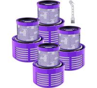 4 PACK HEPA Replacement V10 Filters Compatible with Dyson Cyclone V10 series, V10 Absolute, V10 Animal, V10 Total Clean, V10 Motorhead, SV12, Part No. 969082-01, Washable and Reusable