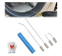 4 Pack High Pressure Washer Nozzle Kit, 1/4 Inch Quick Connect Stainless Steel Extension for Washing Machine Drum Gap, Ac Coil, Rv Water Heater Flush, Narrow Crevice Vehicle Maintenance