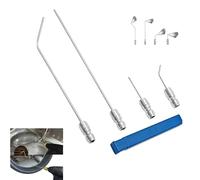 4 Pack High Pressure Washer Nozzle Kit, Pressure Washer Needle Tips, 1/4" Quick Connect Stainless Steel for AC, Washing Machine & RV Water Heater Flush