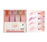 4 Pack Highlighters, Glitter Highlighters for Sparkling Notes Journal, Glitter Highlighters, Smudgeproof, Flexible, Glitter Highlighter Pens for Adults and Kids (A)