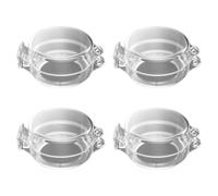4 Pack Home Gas Cooker Safety Guard Covers for Cooktop Knobs | Rental Apartments, Visibility, Smooth Surface, PVC round Design, Homes with Boy Girl