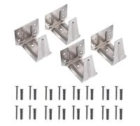 4 Pack Horizontal Blinds Brackets for Headrail Universals Ceiling Inside Outside Mount Includes Mounting Screws Window Headrail Brackets with Screws