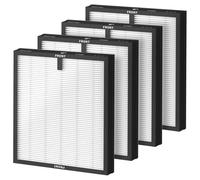 4 Pack HY4866 HEPA Air Purifier Replacement Filter,Compatible For MORENTO,For HY4866 Air Purifier,Compatible For YIOU,For M1 Air Purifier