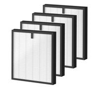 4 Pack HY4866 True HEPA Replacement Filter，Compatible For MORENTO HY4866 Air Purifier And YIOU M1 Air Cleaner，High Efficiency，Low Noise