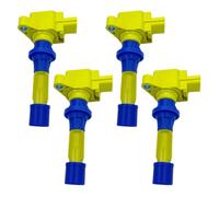 4-Pack Ignition Coil Set Compatible with 3, 6, CX-7, MX-5 2.0L 2.3L 2.5L L4 LF L3 L5 Engines - Replaces L3G2-18-100A, 6M8G12A366, UF540